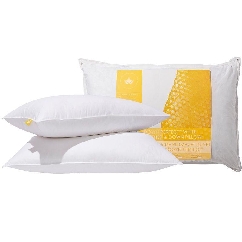 Canadian Down & Feather Company White Feather & Down Pillow - 2 Pack (Set of 2)