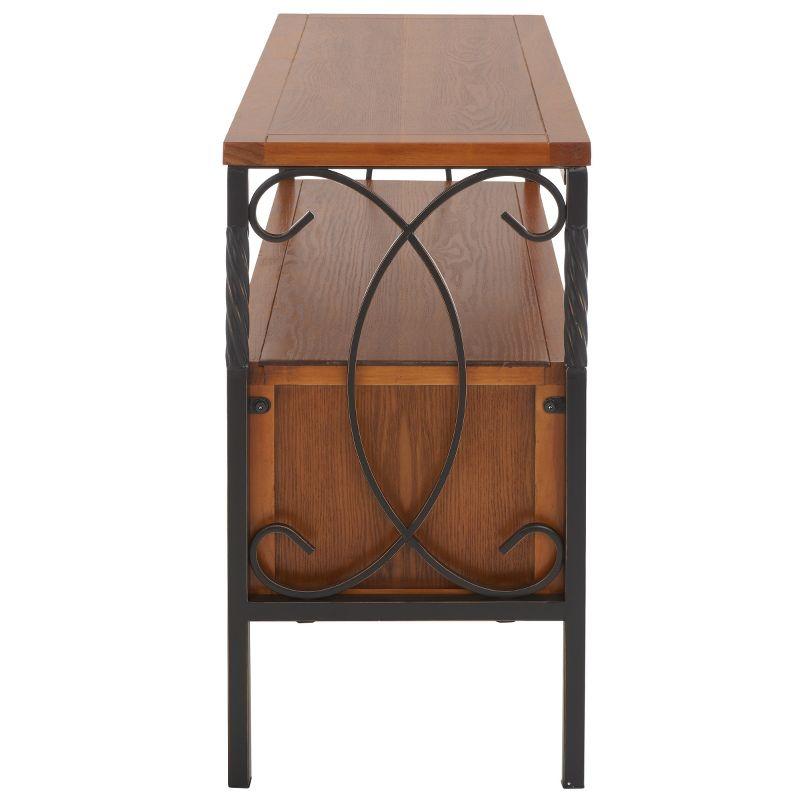 Joshua Media Console - AMH6532A - Brown - Safavieh Couture