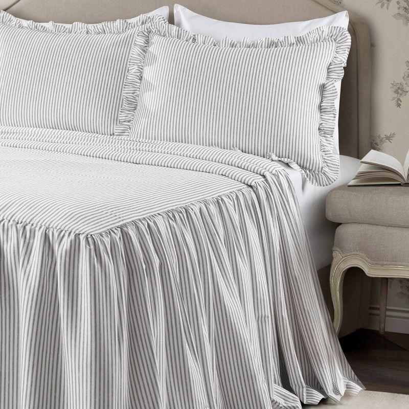 Lush Decor Reyna Microfiber Reversible 3 Piece Bedspread Set