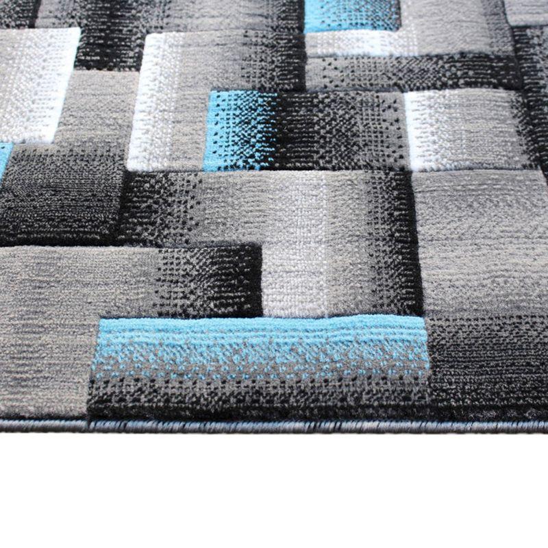 Masada Rugs Trendz Collection Modern Contemporary Area Rug -Design Trz861