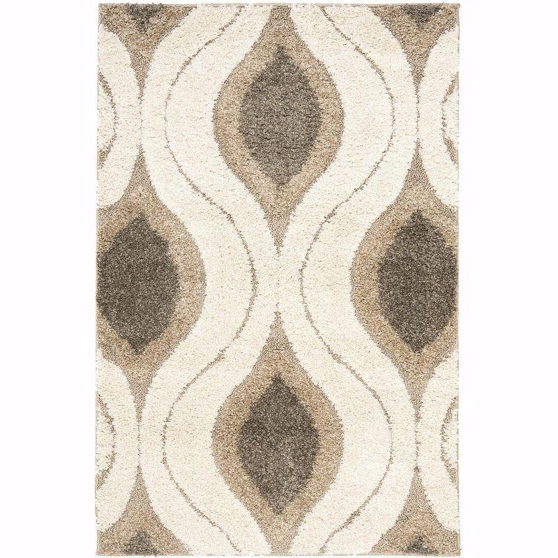 Florida Shag SG461 Power Loomed Area Rug  - Safavieh