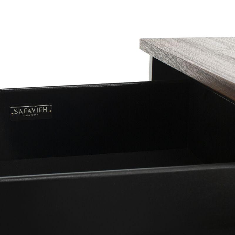 Maruka Bench With Storage - BCH6401 - Brown/Brown - Safavieh