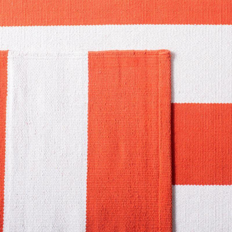 Montauk MTK712 Hand Woven Indoor Runner Rug - Rust/Ivory - 2'3"x9' - Safavieh