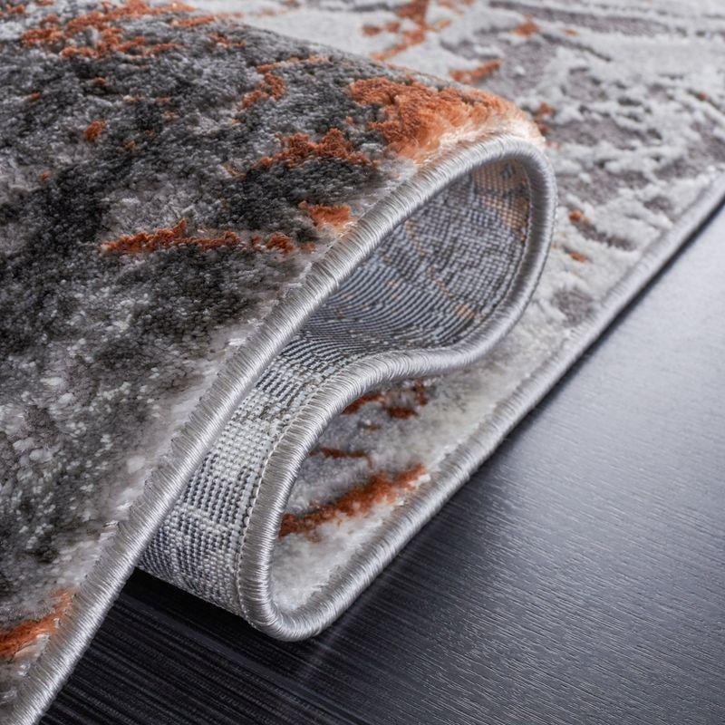 Craft CFT864 Loomed Indoor Area Rug - Grey/Orange - 8'x10' - Safavieh