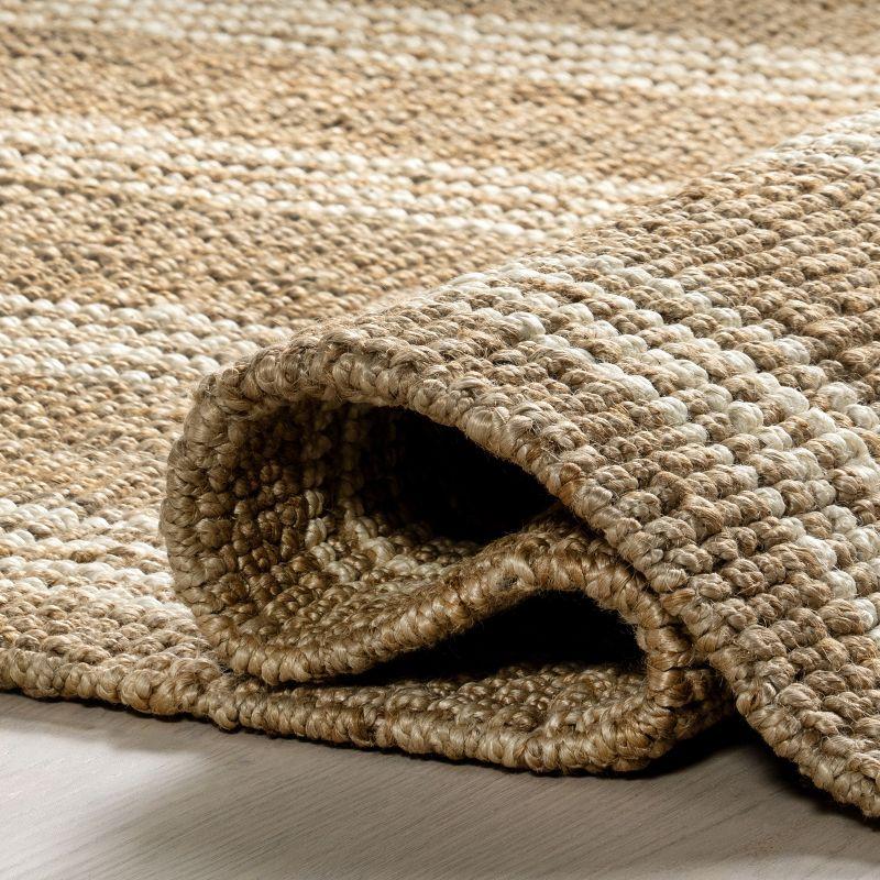 Arvin Olano x Rugs USA Hanna Striped Jute Area Rug