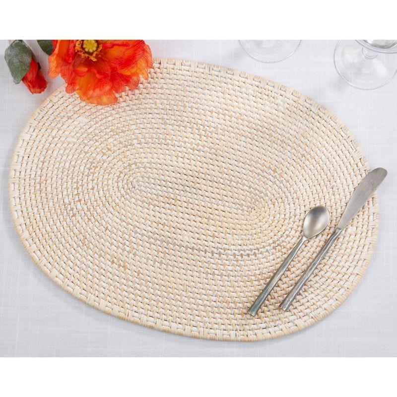 Zadia Jute No Pattern Round Placemat