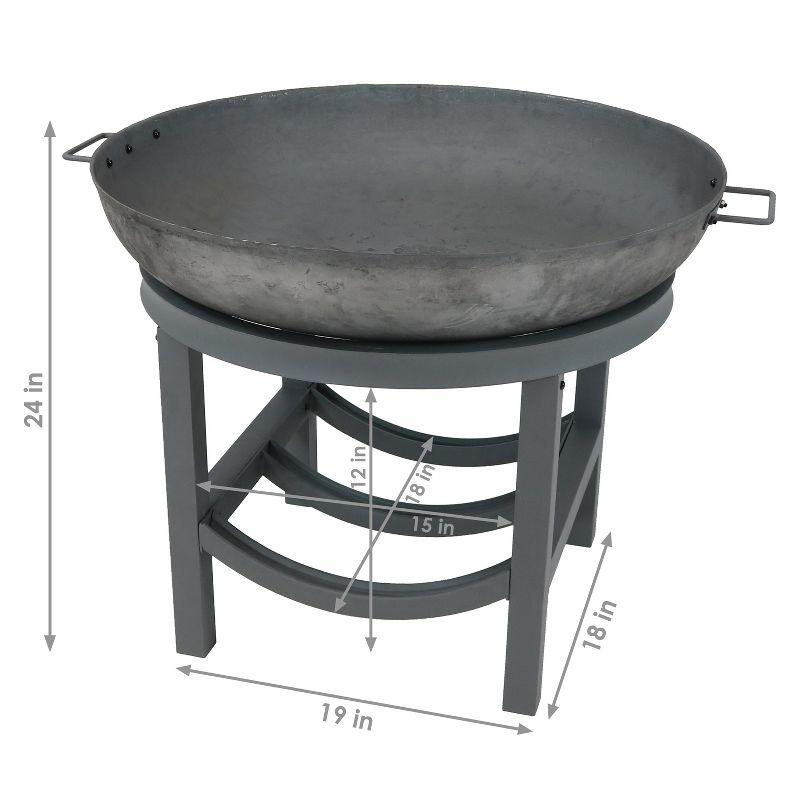 Cast Iron Wood Burning Fire Pit