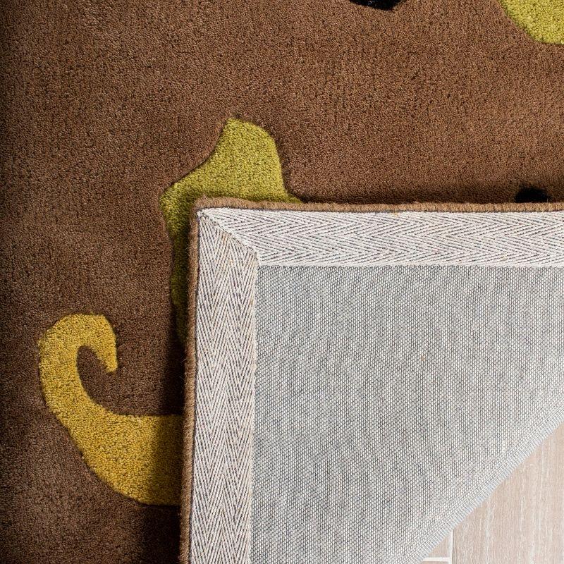 Soho SOH772 Hand Tufted Indoor Area Rug - Brown/Multi - 5'x8' - Safavieh.
