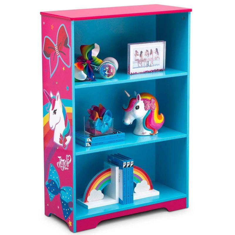 Colorful Unicorn and Bows 38" Kids' Wood Bookcase