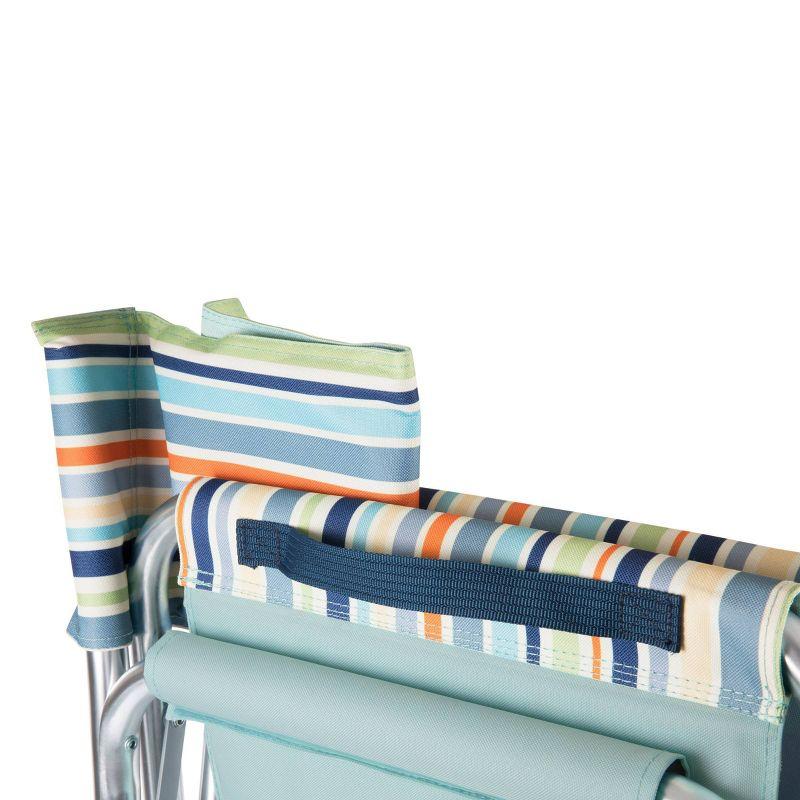 Picnic Time Sports Outdoor Portable Camp Chair with Side Table