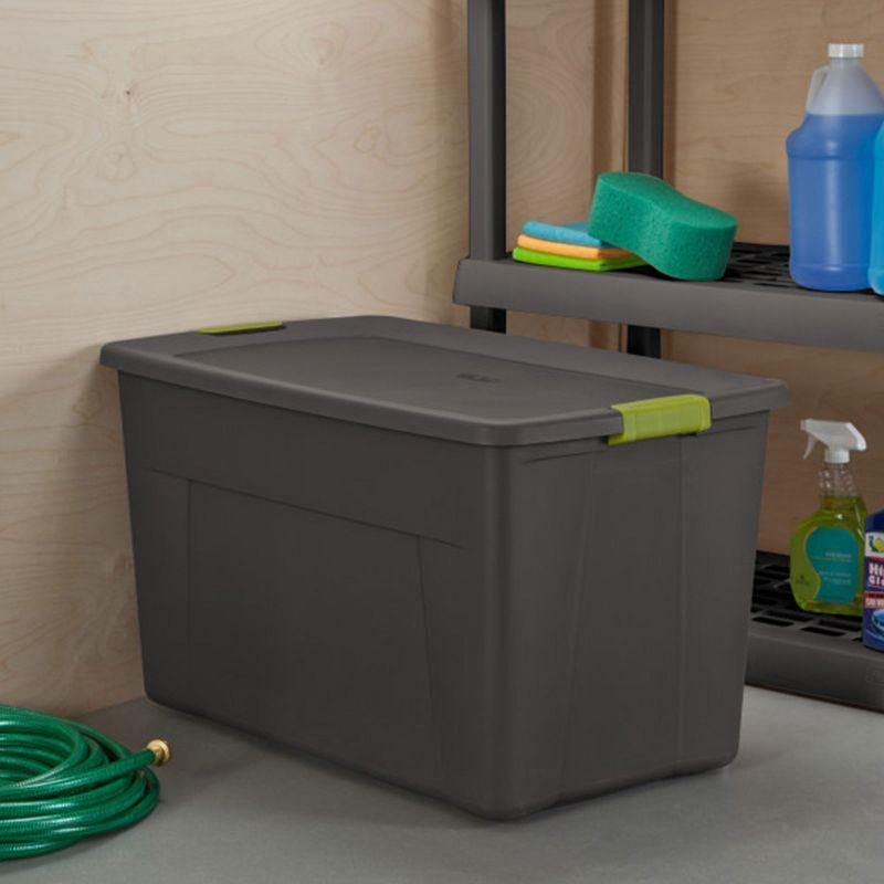 Sterilite Storage Tote Box with Latching Container Lid