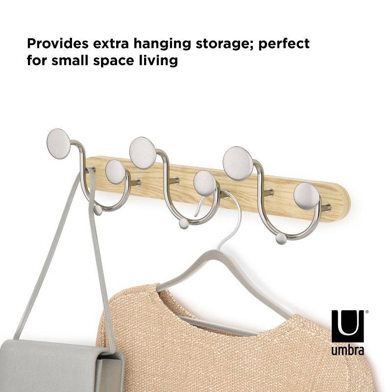 Melody Wall 9 - Hook Wall Mounted Coat Rack