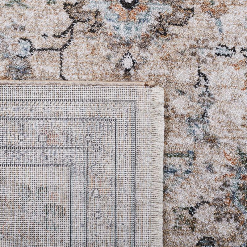 Jasmine JSM333 Power Loomed Area Rug - Grey/Blue - 5'3"x7'7" - Safavieh.