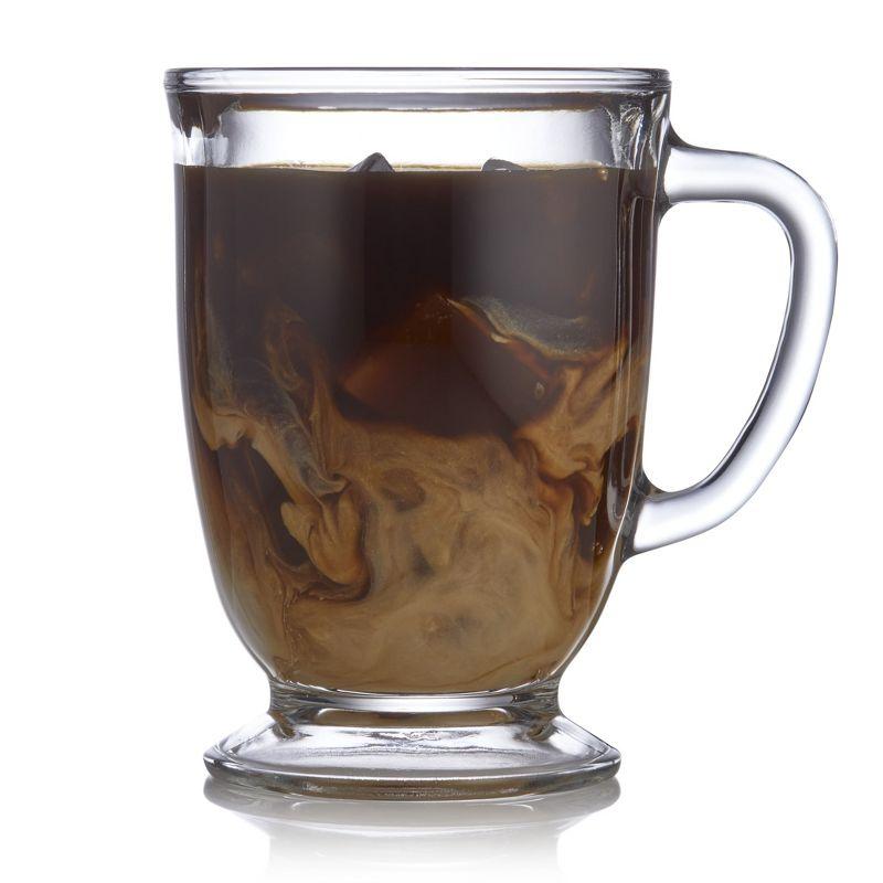 Libbey Kona Glass Coffee Mugs