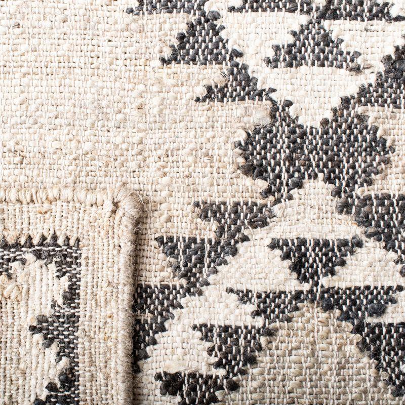 Kilim KLM761 Hand Woven Area Rug - Grey/Black - 3'x5' - Safavieh.