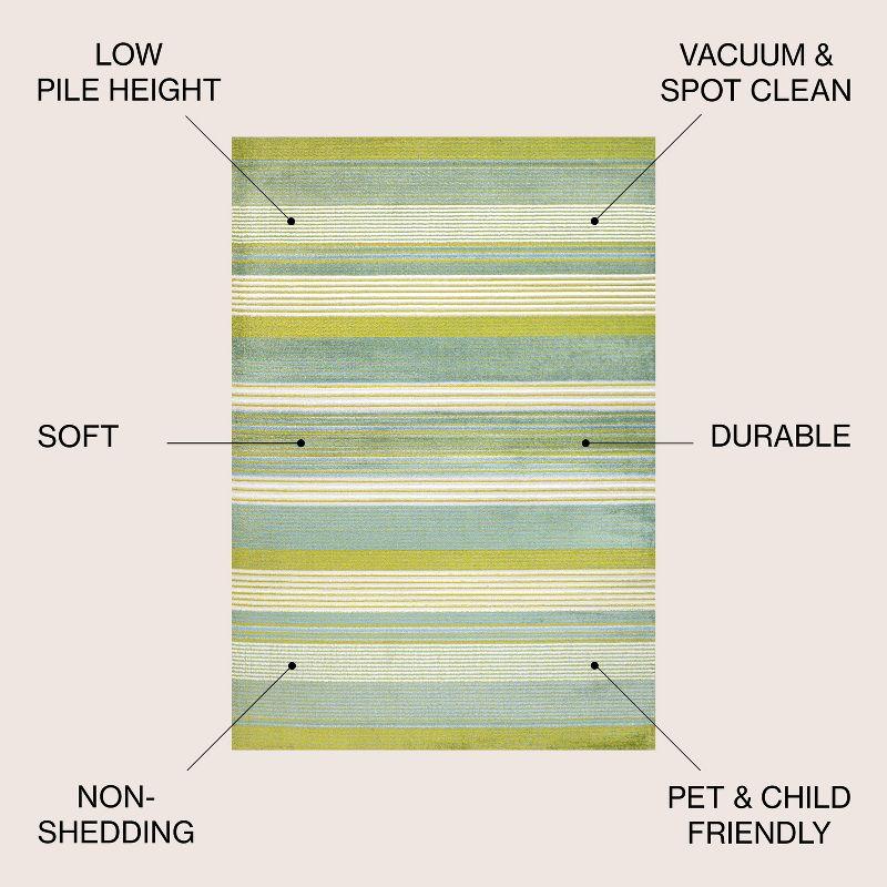 Duxbury Gradient Ticking Striped Area Rug - JONATHAN Y