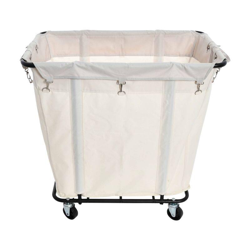 Household Essentials Rolling Laundry Hamper with Handles