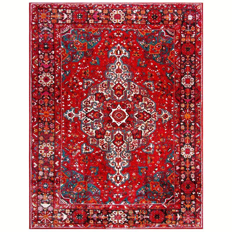 Vintage Hamadan VTH222 Power Loomed Indoor Area Rug - Red/Multi - 8'x10' - Safavieh.