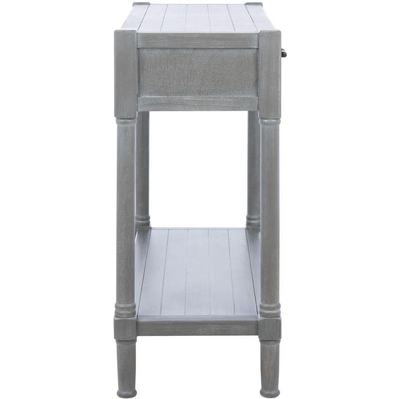 Filbert 2 Drawer Console Table - White Washed Grey - Safavieh