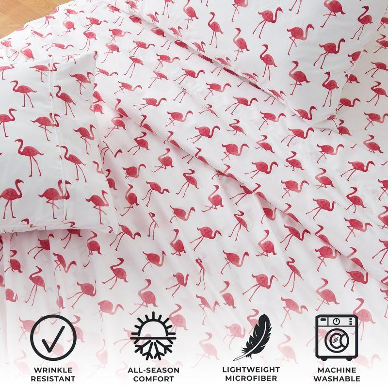 FreshFolds Ultra Soft Coastal Printed Microfiber Sheet Set