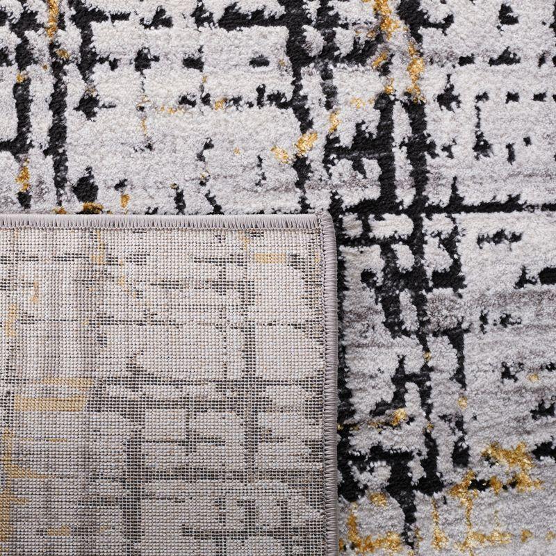 Amelia ALA248 Power Loomed Area Rug - Charcoal/Gold - 8'9"x11'9" - Safavieh.