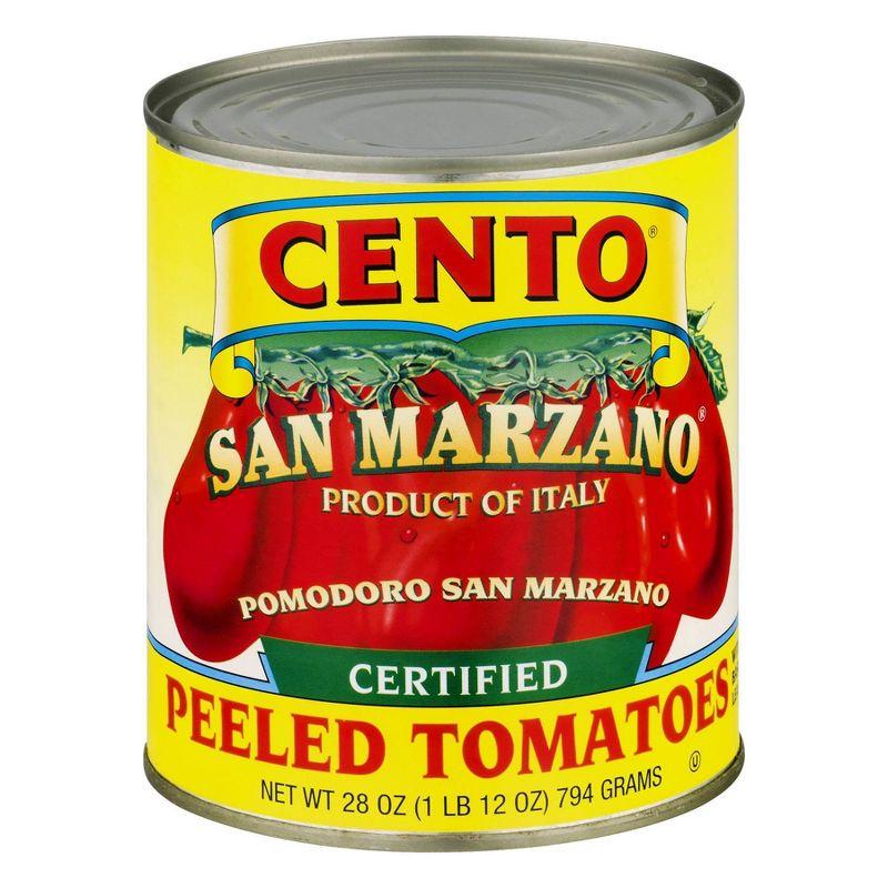 Cento San Marzano Peeled Tomatoes with Basil 28oz