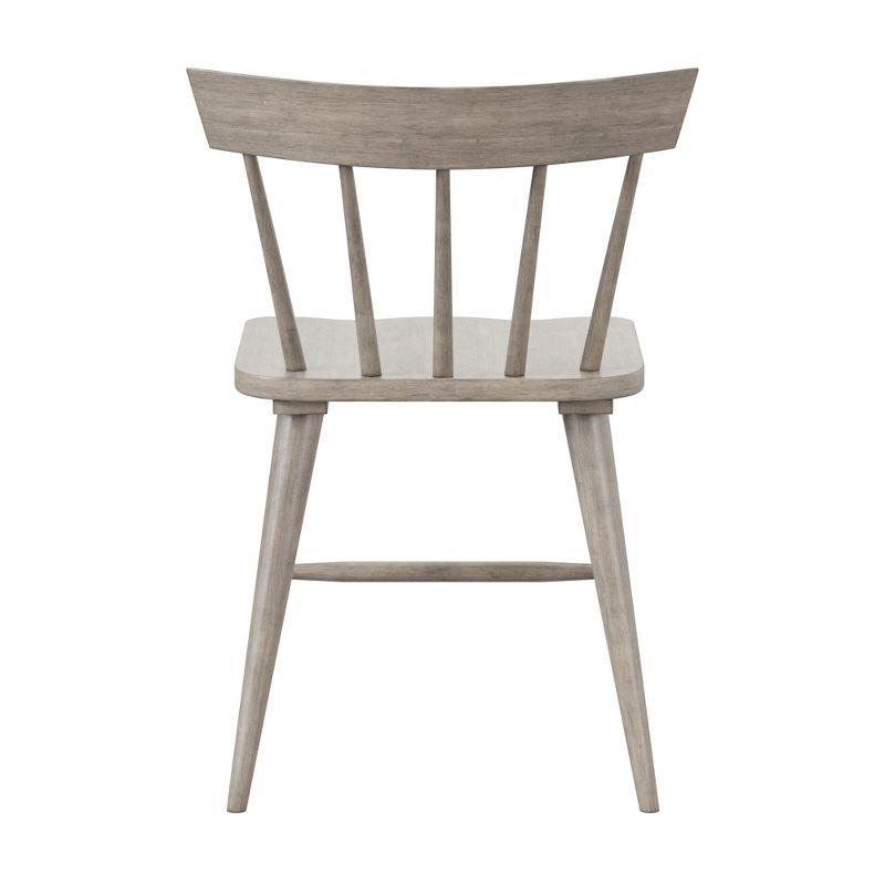 Set of 2 Mayson Spindle Back Dining Chair Gray - Hillsdale Furniture: Farmhouse Style, Wood Frame, Foam Fill