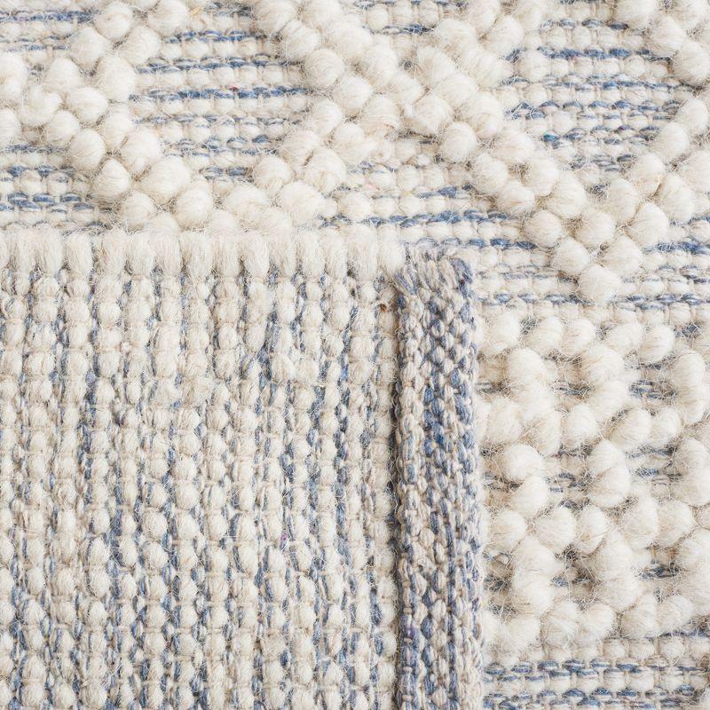 Natura NAT830 Hand Woven Area Rug - Ivory/Blue - 8'x10' - Safavieh.
