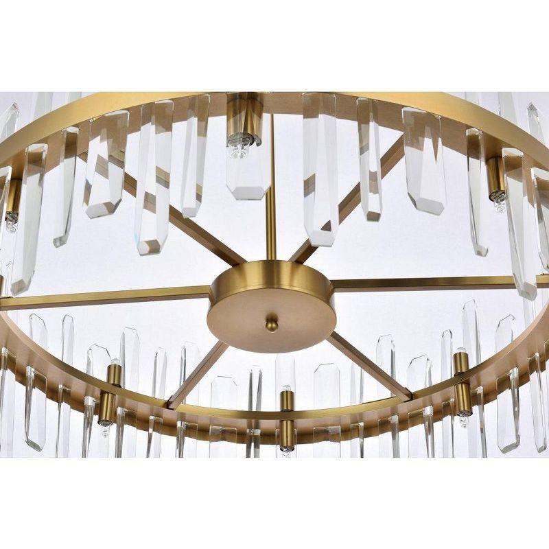 Elegant Lighting Serena 16 - Light Chandelier in  Satin Gold