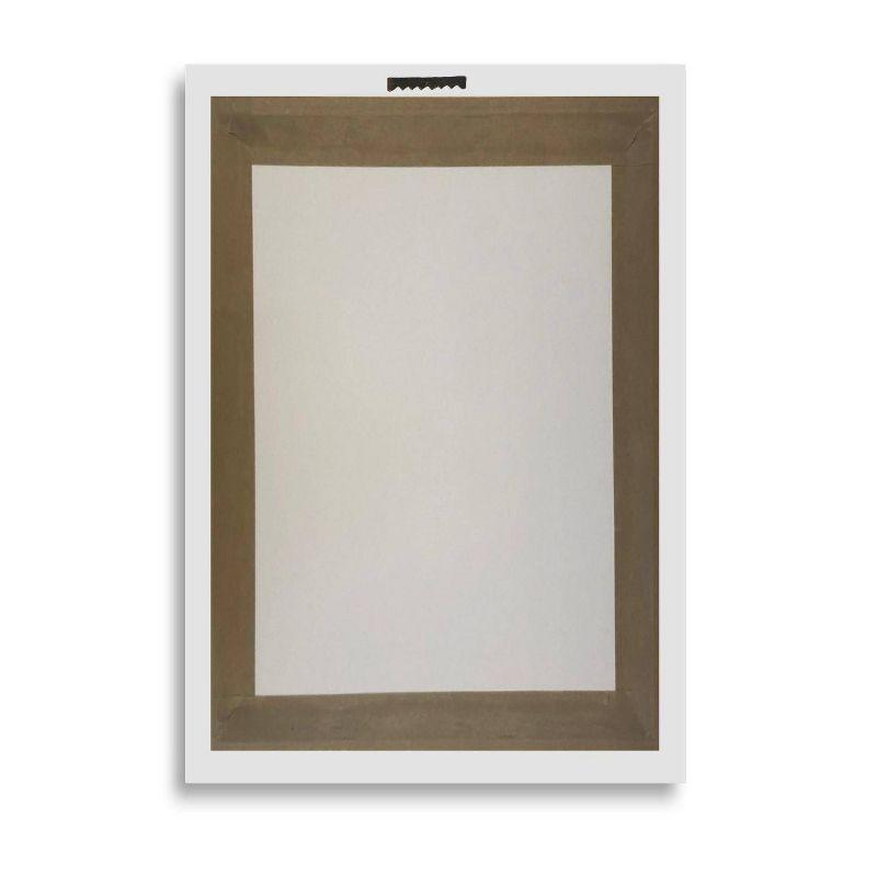 Wynwood Studio 15"x21" Mason Jar Mora Wall Art White Frame: Modern Botanical Canvas, Wood Composite, Vertical Layout