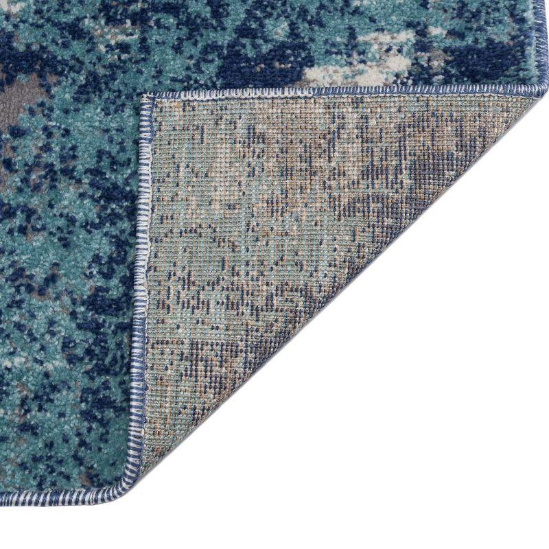 Luxe Weavers Artistic Area Rug, D.Blue-L.Blue 2x7