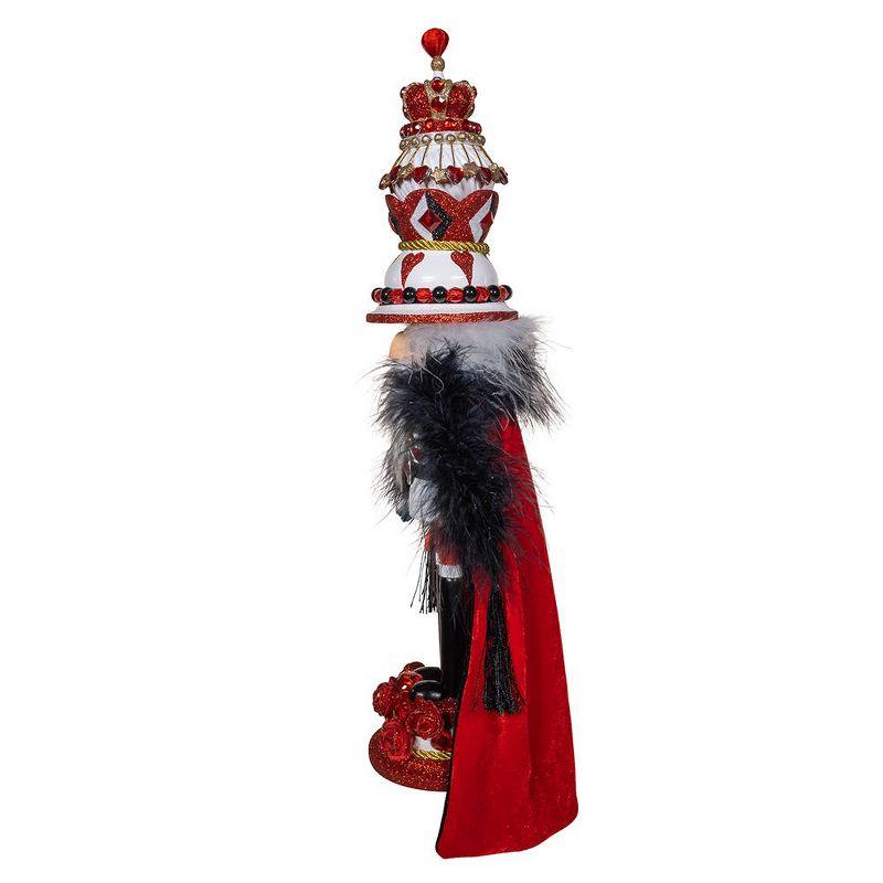 Kurt Adler 18.8-Inch Hollywood Nutcrackers King of Hearts with Cape Nutcracker