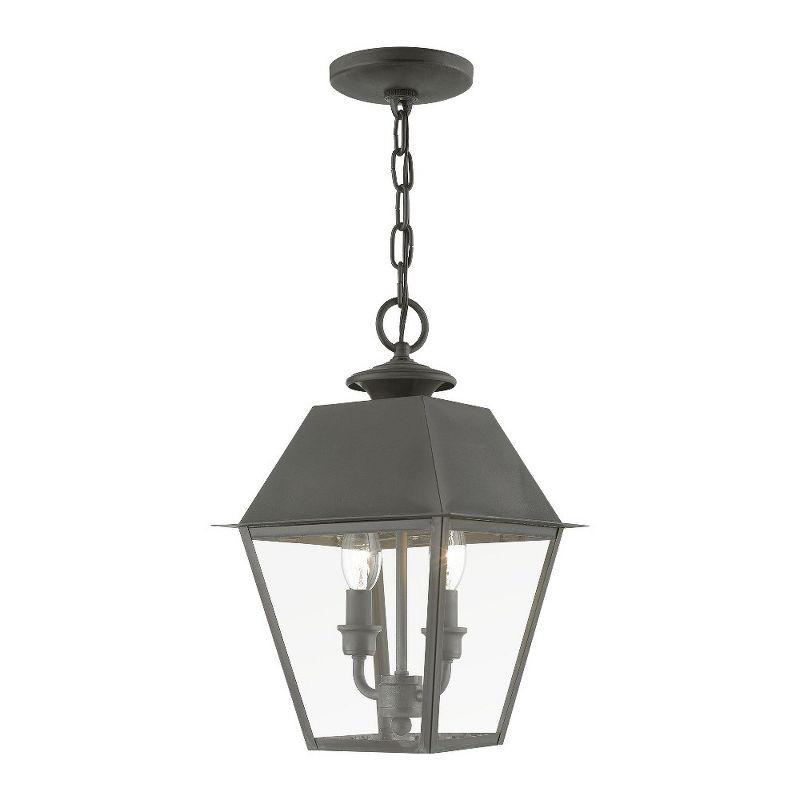 Livex Lighting Wentworth 2 - Light Pendant in  Charcoal