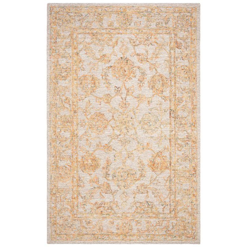 Abstract ABT477 Hand Tufted Area Rug - Beige/Gold - 5' X 8' - Safavieh.