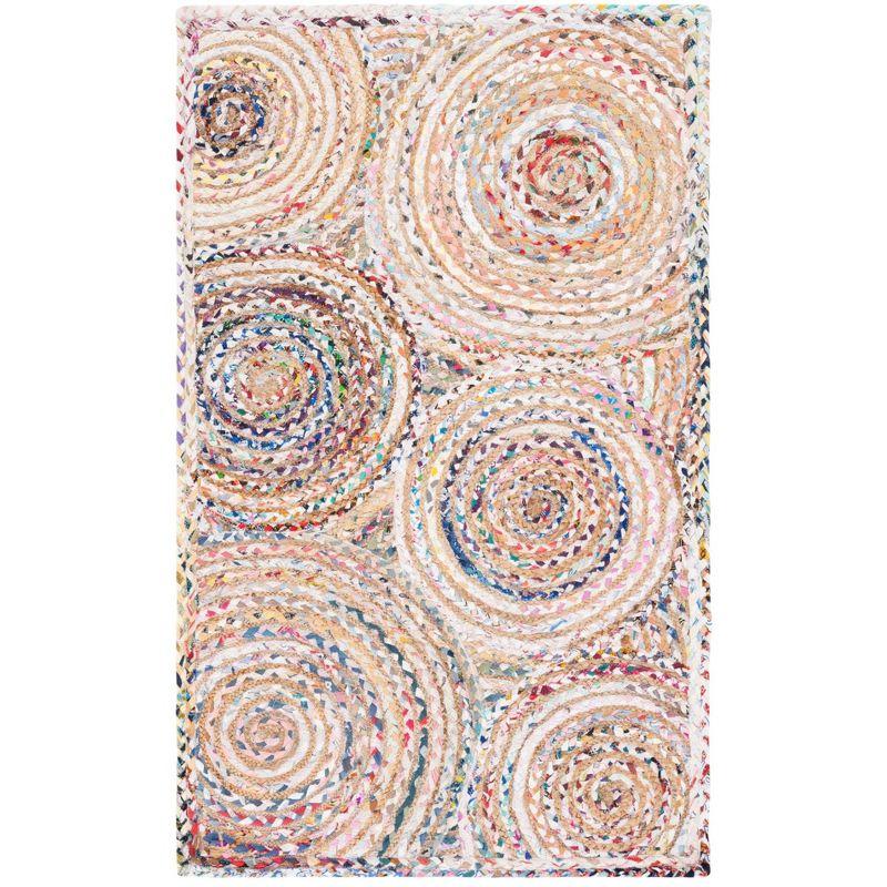 Cape Cod CAP203 Woven Indoor Accent Rug - Beige/Multi - 3'x5' - Safavieh