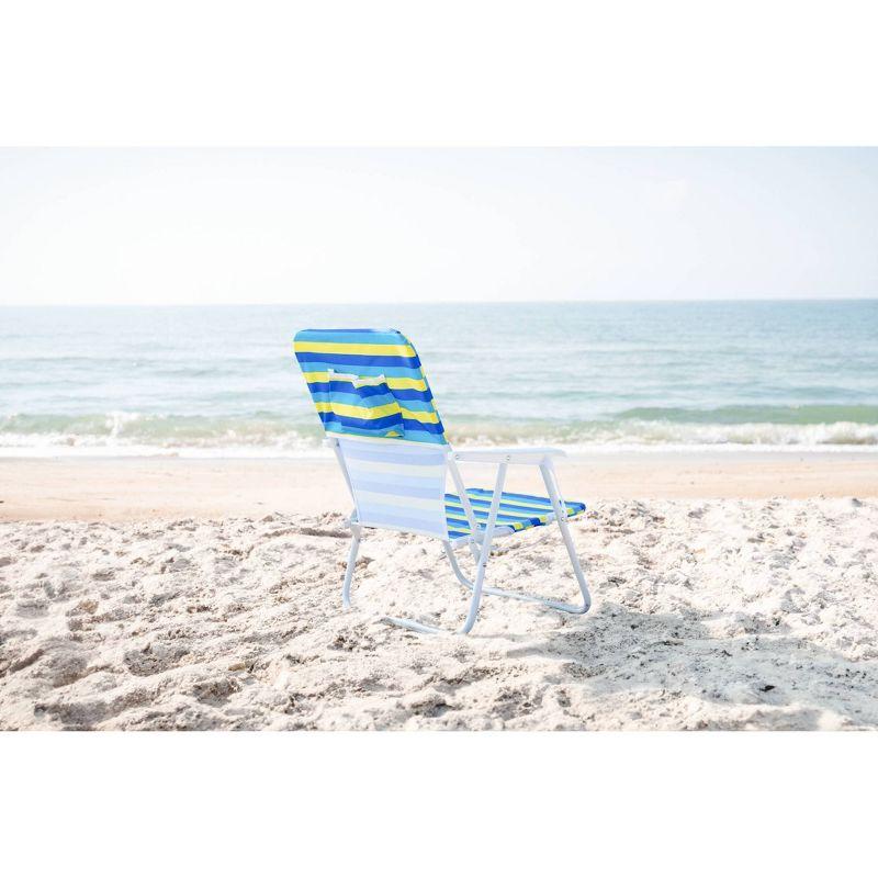 Caribbean Joe Folding Outdoor Portable Beach Chair