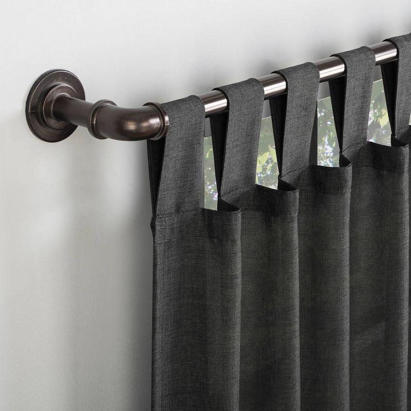 No. 918 Light Filtering Semi-Sheer Joshua Heathered Texture Tab Top Curtain Panel