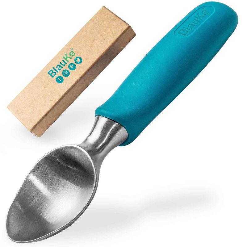 Small Stainless Steel Ice Cream Scoop with Non-Slip Grip