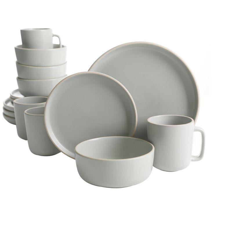 Zuma 16 Piece Dinnerware Set, Service for 4