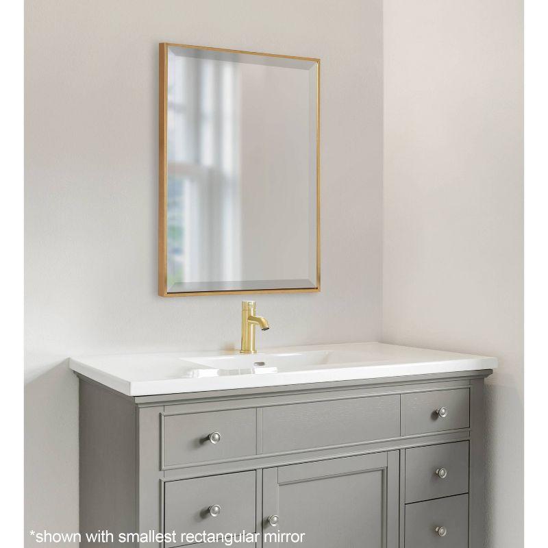 Rhodes Rectangle Wall Mirror - Kate & Laurel All Things Decor