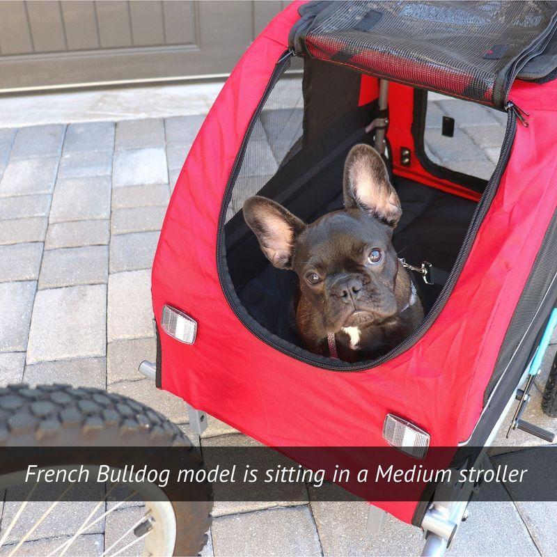 Midlee Foldable Pet Jogger Stroller