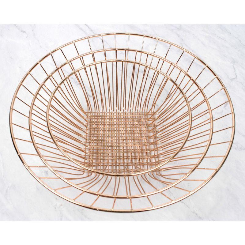 Wire Hanging Basket - Copper