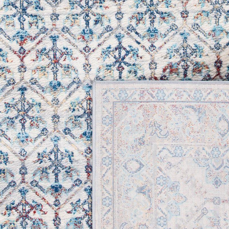 Brentwood BNT869 Power Loomed Area Rug - Ivory/Blue - 6'x9' - Safavieh.