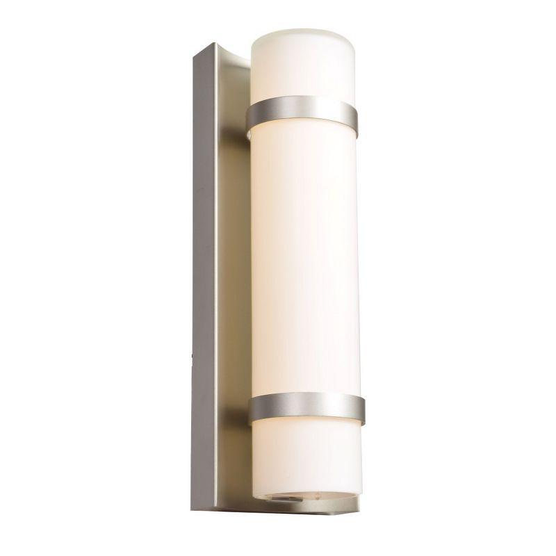 Access Lighting Cilindro 1 - Light Wall Light in  Brushed Steel