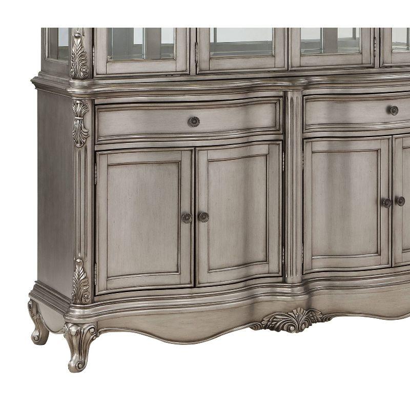 68" Ariadne Hutch Tops Antique Platinum Finish - Acme Furniture