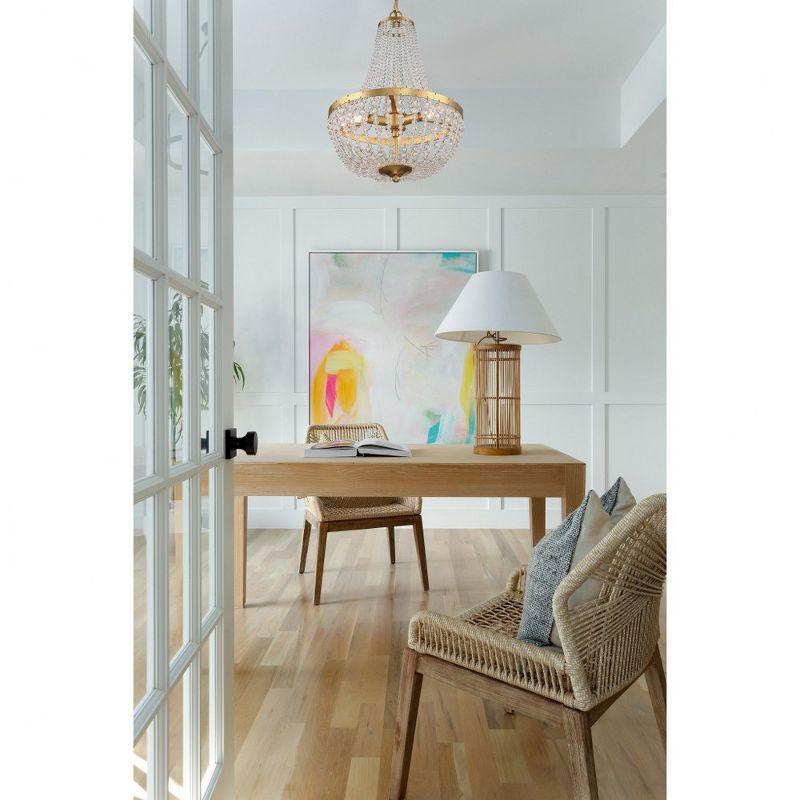 Crystorama Lighting Rylee 3 - Light Chandelier in  Antique Gold