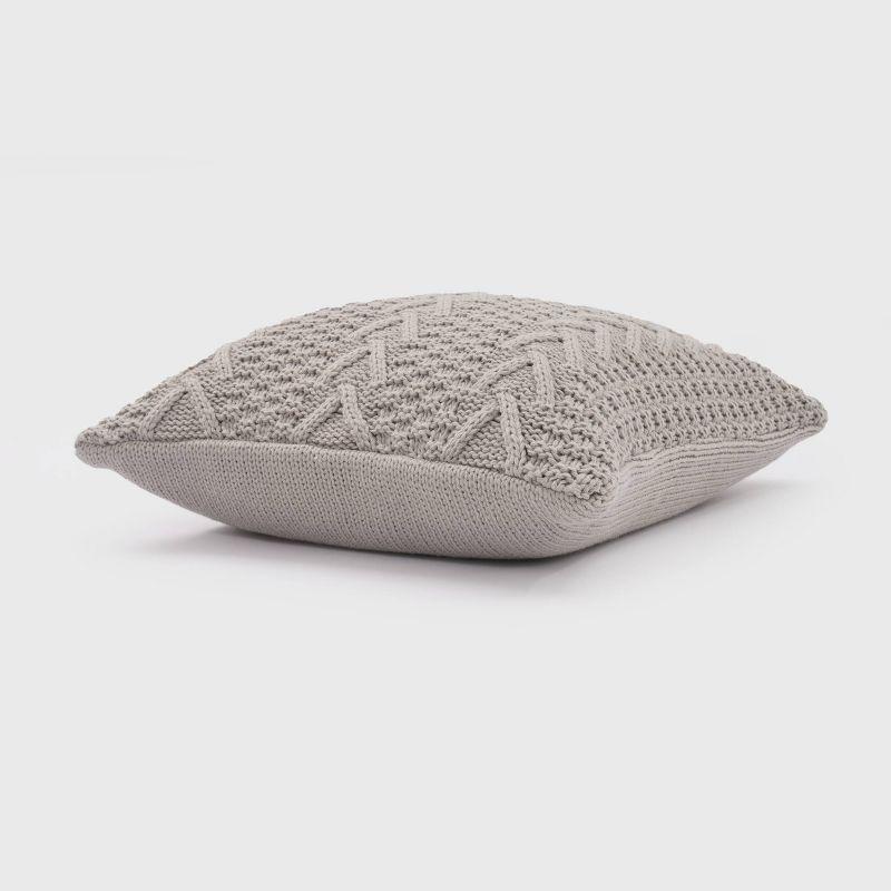 EverGrace Ratree Chunky Reversible Throw Pillow