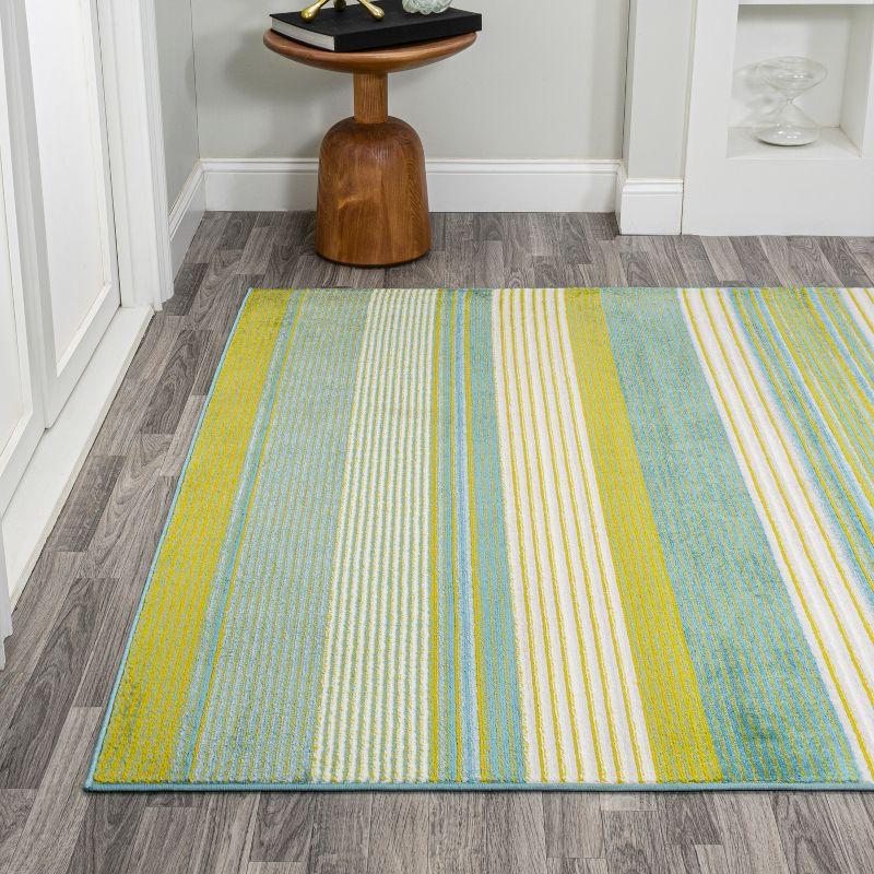 Duxbury Gradient Ticking Striped Area Rug - JONATHAN Y