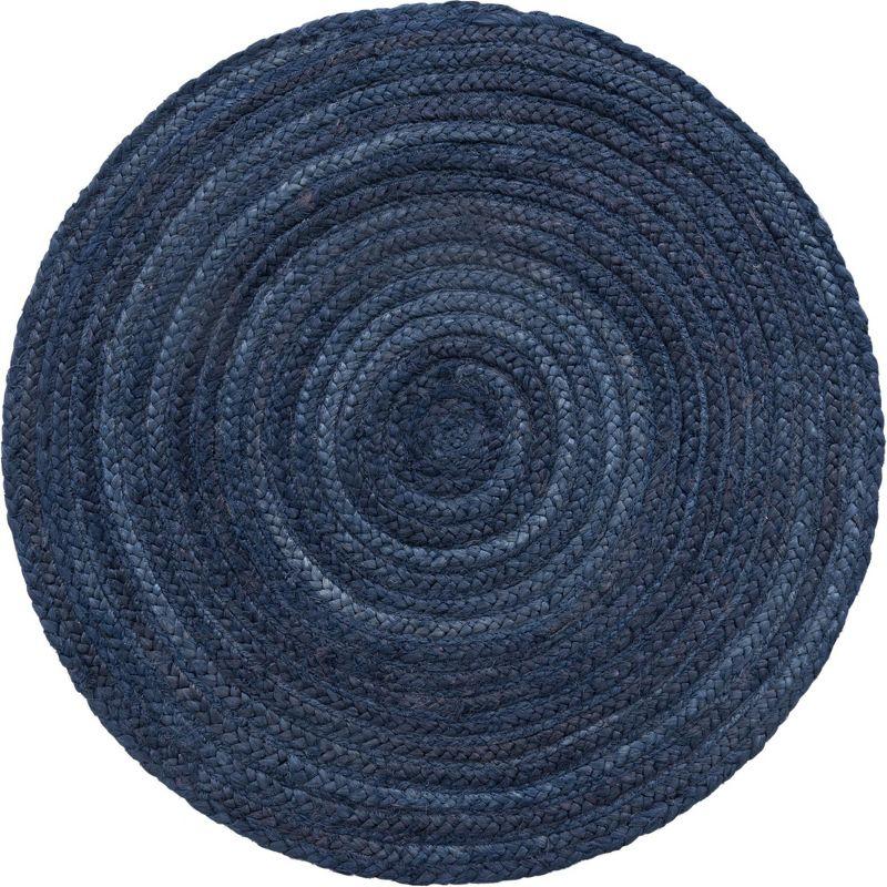 Unique Loom 3' 3 x 3' 3 Dhaka Braided Jute Round Area Rug