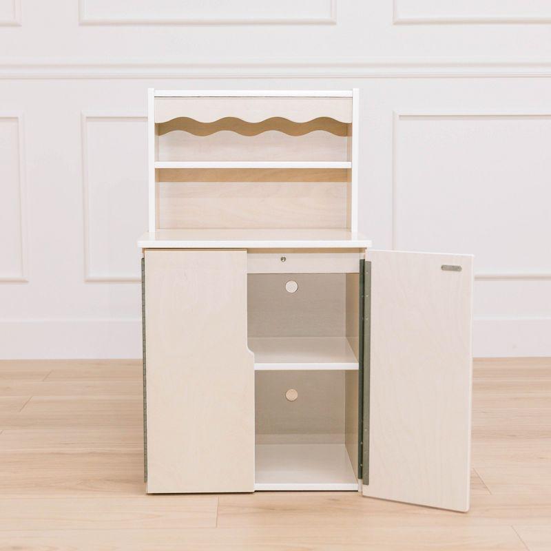 ECR4Kids Play Kitchen Storage Cupboard, Wooden Playset